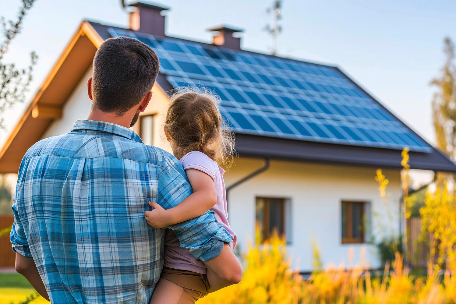Einfamilienhaus mit Photovoltaik-Anlage